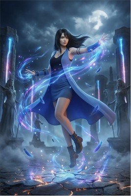 Rinoa Heartilly Poster – Final Fantasy Wall Art Print, Classic JRPG Decor Mouse Pad 6720
