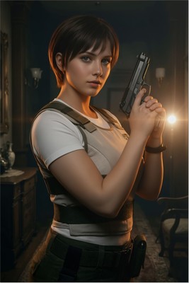 Rebecca Chambers Poster – Resident Evil Wall Art Print, Survival Heroine Decor tote bag #