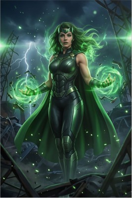 Polaris Poster – Marvel Wall Art Print, Mutant Heroine Decor tote bag #