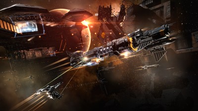 Space Battle mouse pad