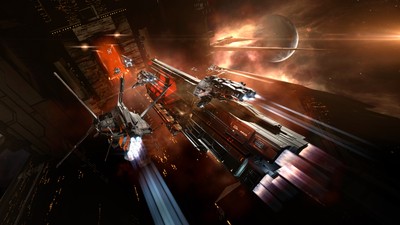 Space Battle mouse pad