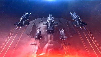 Space Battle mouse pad