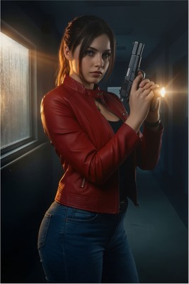 Claire Redfield Poster – Resident Evil Wall Art Print, Survival Heroine Decor tote bag #