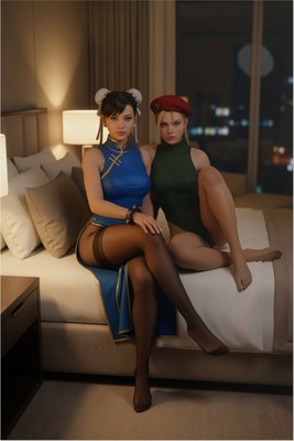 Chun Li Cammy White Poster – Street Fighter Wall Art Print, Iconic Fighters Decor mouse pad