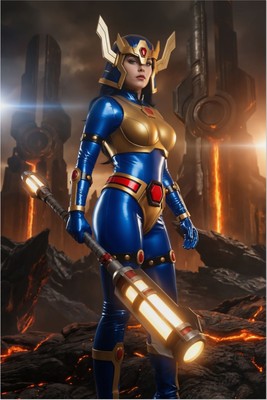 Big Barda Poster – DC Comics Wall Art Print, Warrior Heroine Decor mug #
