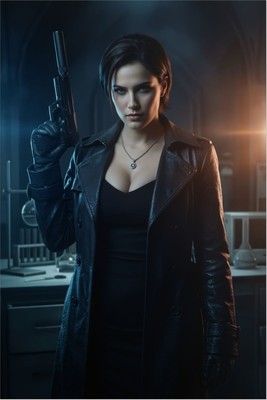 Alex Wesker Poster – Resident Evil Wall Art Print, Iconic Villain Decor Mouse Pad 6758