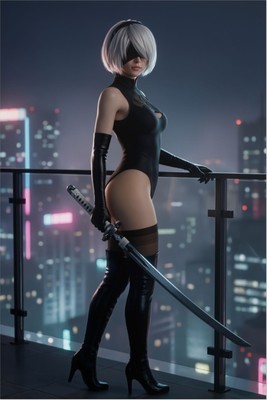 2B Poster – NieR Automata Wall Art Print, Action RPG Heroine Decor Poster #6762