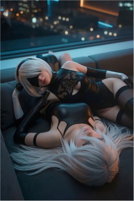 2B A2 Poster – NieR Automata Wall Art Print, Action RPG Duo Decor tote bag #