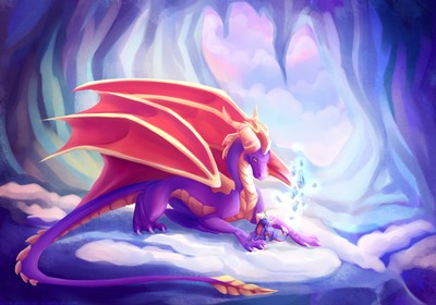 Spyro (Character) mouse pad