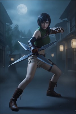 Yuffie Poster – Final Fantasy Wall Art Print, Classic RPG Gamer Decor tote bag #