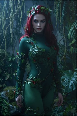 Poison Ivy Poster – DC Comics Wall Art Print, Classic Comic Villain Decor Poster #6809