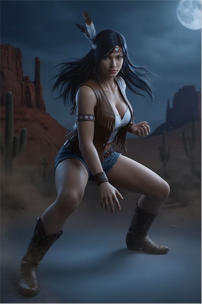 Michelle Chang Poster – Tekken Wall Art Print, Fighting Game Heroine Decor Tank Top