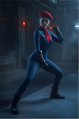 Juli Poster – Street Fighter Wall Art Print, Fighting Game Heroine Decor Poster #6823