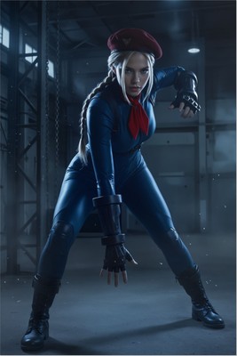 Juli Poster – Street Fighter Wall Art Print, Iconic Fighting Heroine Decor Poster #6824