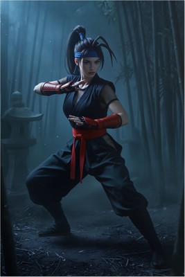 Ibuki Poster – Street Fighter Wall Art Print, Ninja Heroine Decor mug #