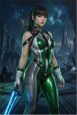 EVE Poster – Stellar Blade Wall Art Print, Sci-Fi Action Hero Decor tote bag