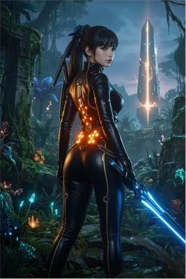 EVE Poster – Stellar Blade Wall Art Print, Futuristic Combat Hero Decor tote bag