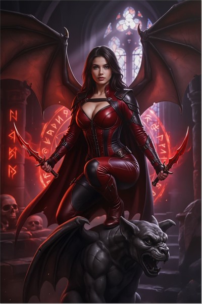 Nitara Poster – Mortal Kombat Wall Art Print, Vampire Warrior Decor mug #