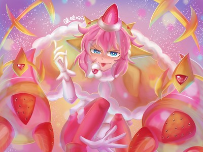 Strawberry Crepe Cookie posters