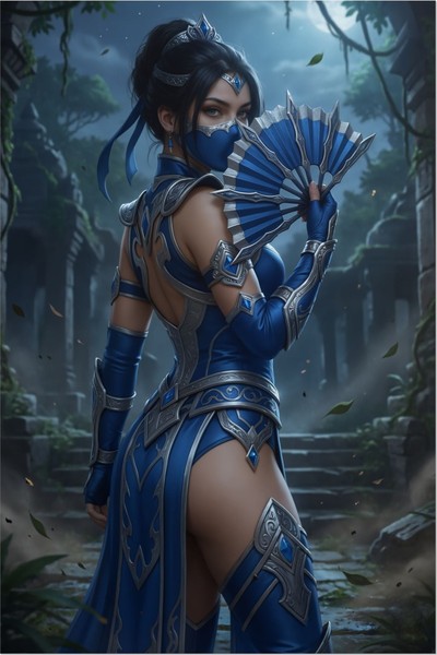 Kitana Poster – Mortal Kombat Wall Art Print, Ninja Princess Decor tote bag #