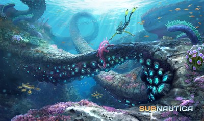 Subnautica mouse pad