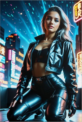 Rogue Poster – Cyberpunk 2077 Wall Art Print, Gamer Decor Sweatshirt