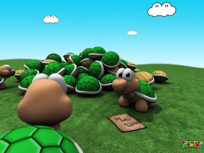 Super Mario Bros mouse pad