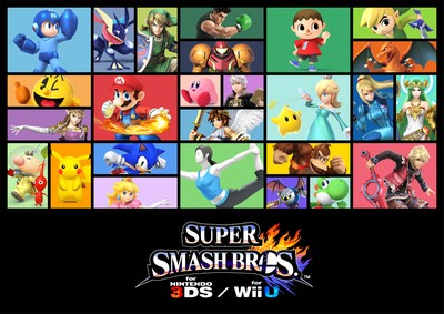 Super Smash Bros. for Nintendo 3DS and Wii U Mouse Pad 69381