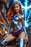 Starfire Poster – DC Wall Art Print, Stunning Cosmic Decor mug #