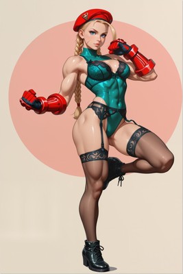 Cammy White Poster – Street Fighter Wall Art Print, Gamer Room Decor Mouse Pad 7156