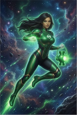 Jessica Cruz Poster – DC Comics Wall Art Print, Superhero Decor mug #