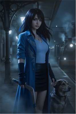 Rinoa Heartilly Poster – Final Fantasy Wall Art Print, Iconic RPG Heroine Decor tote bag #