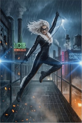 Black Cat Poster – Marvel Wall Art Print, Comic Heroine Decor mug #