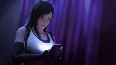 Tifa Lockhart mouse pad