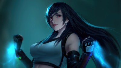 Tifa Lockhart mouse pad