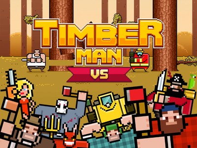 Timberman mouse pad