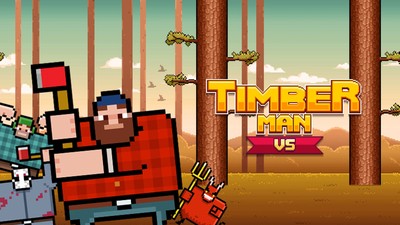Timberman mouse pad