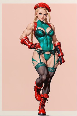 Cammy White Poster – Street Fighter Wall Art Print, Gamer Decor Poster #7273