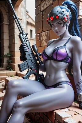 Widowmaker Poster – Overwatch Wall Art Print, Gamer Decor mug #