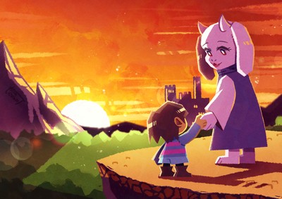 Toriel mouse pad