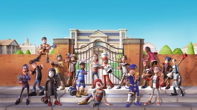 Two Point Campus posters
