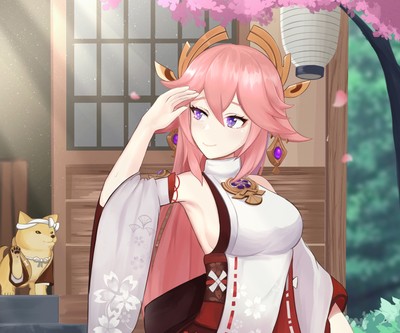 Yae Miko Guuji mug