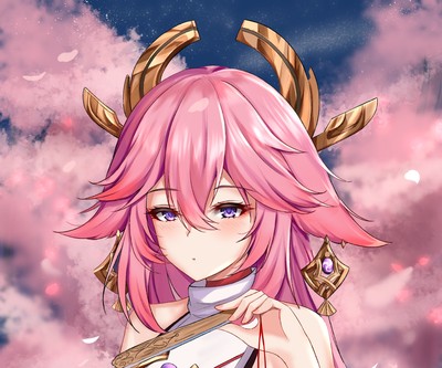 Yae Miko Guuji Mouse Pad 76990