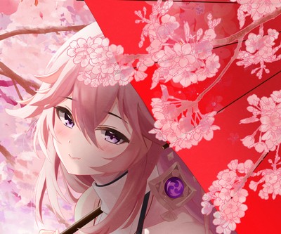 Yae Miko Guuji Mouse Pad 77003