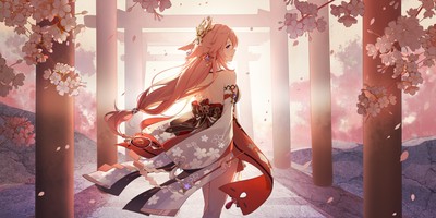 Yae Miko Guuji Mouse Pad 77071