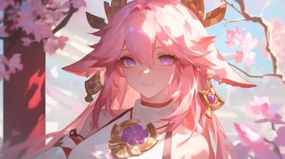 Yae Miko Guuji Mouse Pad 77080