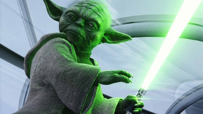 Yoda mouse pad