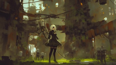 YoRHa No.2 Type B tote bag #