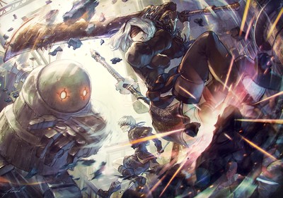 YoRHa No.9 Type S mouse pad