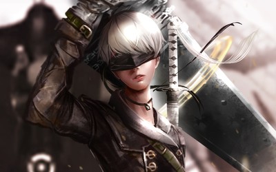 YoRHa No.9 Type S mouse pad